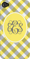 Kelly Hughes Designs - Phone Cases (Yellow Gingham) (pc926)