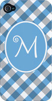 Kelly Hughes Designs - Phone Cases (Blue Gingham) (pc934)