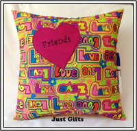 Just Gifts by Robin - Autograph Pillows (Retro Love) (120)