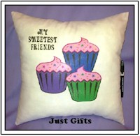 Just Gifts by Robin - Autograph Pillows (Sweetest Friends) (TR23)
