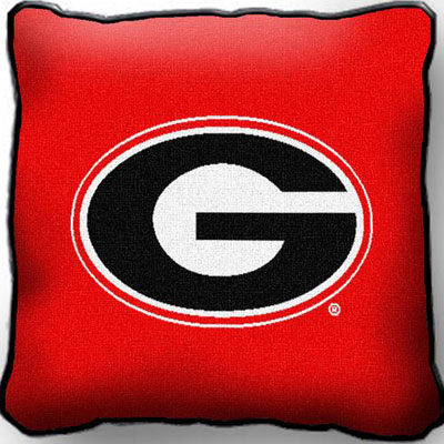 College Throw Pillows (University of Georgia) (1548-P)