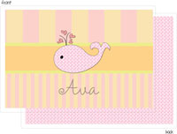 I'm Inkpressed Laminated Placemats - Pink Whale (Holiday Papers #PM-1209)