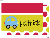 I'm Inkpressed Laminated Placemats - Car (Holiday Papers #PM-1215)