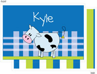 I'm Inkpressed Laminated Placemats - Cow (Holiday Papers #PM-1218)