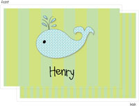 I'm Inkpressed Laminated Placemats - Purple Whale (Holiday Papers #PM-1224)