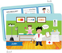Spark & Spark Laminated Placemats - Doctor's Visit (Asian Boy)
