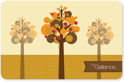 Spark & Spark Laminated Placemats - Fall Trees (05-PL-1006-1)