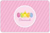 Spark & Spark Laminated Placemats - Easter Chick (Pink)