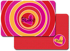 iDesign Laminated Placemats - Spiral Heart (ID_PMK_07)