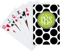 Devora Designs - Playing Cards (Black and White Dots) BLKWHT-PLYC