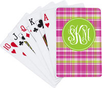 Devora Designs - Playing Cards (Pink Plaid) PINKPLAID-PLYC