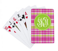 Devora Designs - Playing Cards (Hot Pink Plaid) PLYCRD-180