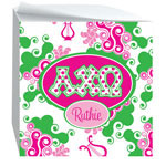 Devora Designs - Sticky Note Cubes (Alpha Chi Omega - Swirl Dots) ACO