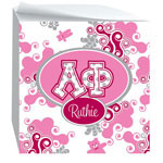 Devora Designs - Sticky Note Cubes (Alpha Phi - Swirl Dots) AF
