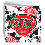 Devora Designs - Sticky Note Cubes (Alpha Omicron Pi - Swirl Dots) AOP