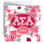 Devora Designs - Sticky Note Cubes (Alpha Sigma Alpha - Swirl Dots) ASA