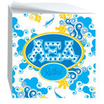 Devora Designs - Sticky Note Cubes (Alpha Xi Delta - Swirl Dots) AXD