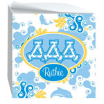 Devora Designs - Sticky Note Cubes (Delta Delta Delta - Swirl Dots) DDD