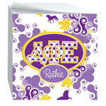 Devora Designs - Sticky Note Cubes (Delta Phi Epsilon - Swirl Dots) DFE