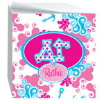 Devora Designs - Sticky Note Cubes (Delta Gamma - Swirl Dots) DG
