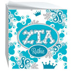 Devora Designs - Sticky Note Cubes (Zeta Tau Alpha - Swirl Dots) ZTA