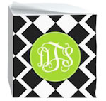 Devora Designs - Sticky Note Cubes (Diamonds Black & White) SKC-02