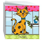 Devora Designs - Sticky Note Cubes (Kitty) SKC-04