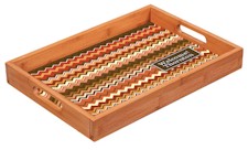 Preppy Plates - Personalized Bamboo Trays (Sunset Message)