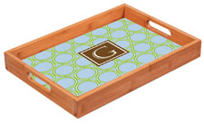 Preppy Plates - Personalized Bamboo Trays (Cordon Blue)