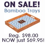 Bamboo Trays now ON SALE!
