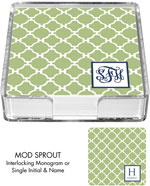 Preppy Plates - Personalized Coasters (Mod Sprout)