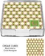 Preppy Plates - Personalized Coasters (Cirque Cubed)