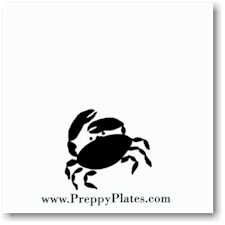 Preppy Plates - Personalized Coasters (Basketweave Willow)