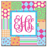 Preppy Plates - Personalized Coasters (Preppy Patchwork)