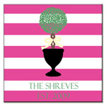 Preppy Plates - Personalized Coasters (Preppy Topiarry)