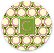 Preppy Plates - Personalized Melamine Plates (Cirque Cubed)