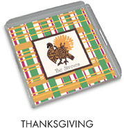 Preppy Plates - Personalized Lucite Trays (Thanksgiving)