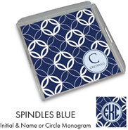 Preppy Plates - Personalized Lucite Trays (Spindles Nautical)