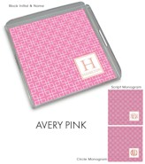 Preppy Plates - Personalized Lucite Trays (Avery Pink)