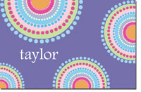 Preppy Plates - Personalized Laminated Placemats (Grape Punch)