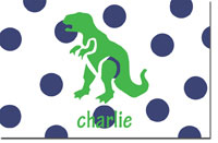 Preppy Plates - Personalized Laminated Placemats (Dinosaur)