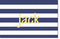 Preppy Plates - Personalized Laminated Placemats (Sailor Stripe)