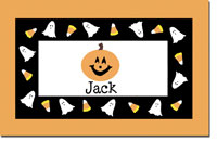 Preppy Plates - Personalized Laminated Placemats (Halloween)