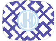 Preppy Plates - Personalized Platters (Arbor Ocean Circle Monogram)