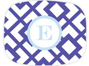 Preppy Plates - Personalized Platters (Arbor Ocean Single Initial)