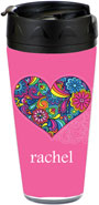 Preppy Plates - Personalized 16 oz. Tumbler (Love in Bloom)