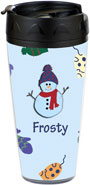 Preppy Plates - Personalized 16 oz. Tumbler (Snowman)