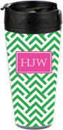 Preppy Plates - Personalized 16 oz. Tumbler (Milbank Prep Block)