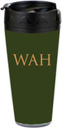 Preppy Plates - Personalized 16 oz. Tumbler (Solid Moss)