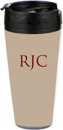 Preppy Plates - Personalized 16 oz. Tumbler (Solid Sand)